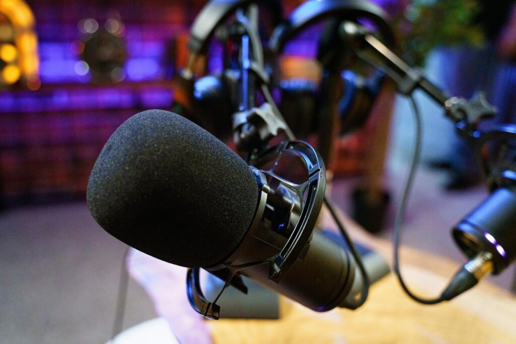 voice over microphone